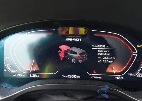 2022 BMW X3 M40I from USA, damaged, VIN 5UX83DP00N9M59957